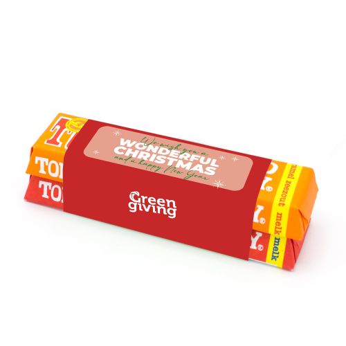 Double Tony's Chocolonely Christmas bar (50 + 50 gr.) - Image 1